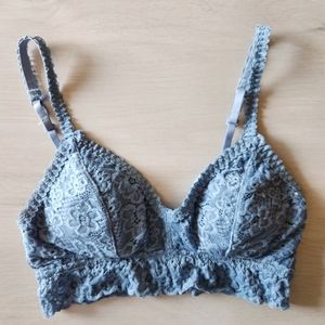 aeropostale blue lace bralette size medium
